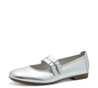 Jana Damen Vegan Komfort, Ballerine Donna, Argento, 39 EU