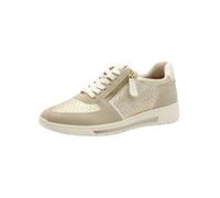 Jana Damen Vegan Komfort, Scarpe da Ginnastica Donna, Gold Met STR, 42 EU