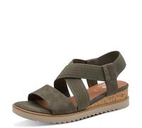 Jana Damen Wedge/Plat Sand Vegan, Sandali con Zeppa Donna