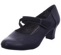 Jana Décolleté da Donna con Cinturino Mary Jane Vegane, Nero (Black), 36 EU