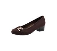 Jana Decolleté da Donna con Tacco a Blocco, Vegan Mocca 38