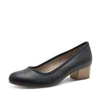 Jana Decolleté da Donna con Tacco a Blocco, Vegano, Blu (Navy), 40