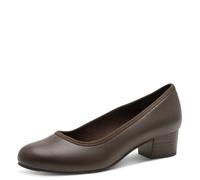 Jana Decolleté da Donna con Tacco a Blocco, Vegano, Marrone (Mocca), 42