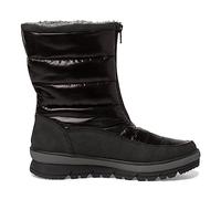 Jana Donna Stivali Invernali Senza Tacco con Cerniera Foderati Larghezza H Extra larghezza, Nero (Black), 37 EU