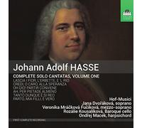 Jana Dvorakova - Hasse: Complete Solo Cantatas, Vol. 1