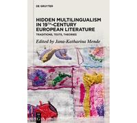 Jana-Katharina Hidden Multilingualism in 19th-Century Europe (Copertina rigida)