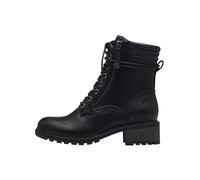 Jana Lace Boot Flat 8-25267-43, Stivali alla Moda Donna, Nero, 39 EU Larga