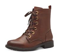 Jana Lace Boot Flat 8-25277-43, Stivali alla Moda Donna, Cognac, 42 EU Larga