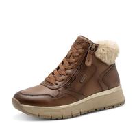 Jana Lace Boot Flat Tex + Vegan, Stivali a metà Polpaccio Donna, Cognac, 42 EU