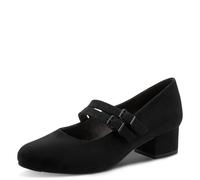 Jana Mary Jane da Donna Tacco Basso Vegane, Nero (Black), 39 EU
