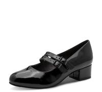 Jana Mary Jane da Donna Tacco Basso Vegane, Nero (Black Patent), 40 EU