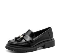 Jana Mocassini da Donna con Frange e Nappine Vegani, Nero (Black), 42 EU