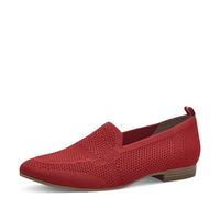 Jana Mocassini da Donna con Motivo Strutturato Vegani, Rosso (Red), 40 EU