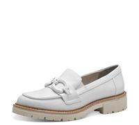 Jana Mocassini da Donna con Tacco a Blocco Vegani, Bianco (White), 40 EU