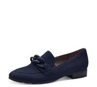 Jana Mocassini da Donna con Tacco a Blocco Vegani, Blu (Navy), 42 EU