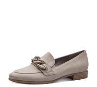 Jana Mocassini da Donna con Tacco a Blocco Vegani, Grigio (Stone), 37 EU
