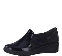 Jana Mocassini da Donna Idrorepellenti Vegani, Nero (Black Patent), 36 EU