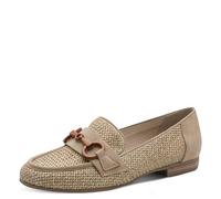 Jana Mocassini da Donna Punta Tonda Vegani, Beige (Natural), 40 EU