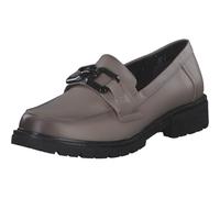 Jana Mocassini da Donna Senza Tacco Eleganti Vegani, Grigio (Stone Nappa), 38 EU