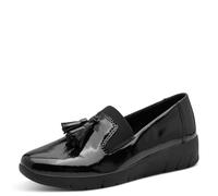Jana Damen Slipper Vegan, Mocassino Donna, Nero, 38 EU