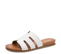 Jana Piattaforma Mule Flat Vegan da Donna, Bianco, 37 EU