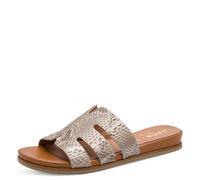 Jana Piattaforma Mule Flat Vegan da Donna, Tortora Snake, 37 EU