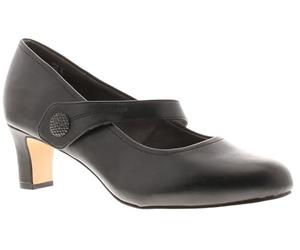 Jana Puma da Donna con Cinturino 8-22473-41, Scarpe décolleté, Black Synthetic, 38 EU Larga