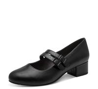 Jana Pump with Strap Vegan, Scarpe décolleté Donna, Nappa Nera, 36 EU