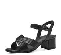 Jana Sandali da donna con tacco Festivi Vegan, Nero (Black Uni), 37 EU