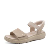 Jana Sandali da donna MultiAdj con zeppa vegana, beige, taglia 36 EU