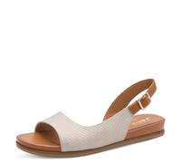 Jana Sandalo piatto vegano da donna, oro/snake, 37 EU