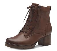 Jana Scarpe da Donna in Pizzo con Tacco 8-25163-43, Stivaletto, Cognac, 40 EU Larga
