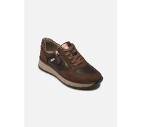 Jana Damen Sneaker Laced Tex + Vegan, Scarpe da Ginnastica Donna, Mocca Comb, 41 EU