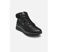 Jana Donna Sneaker alte con Pelliccia Sintetica Vegani, Nero (Black), 41 EU