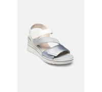 Jana Damen Keilsandale Vegan, Sandali con Zeppa Donna, Denim Comb, 40 EU