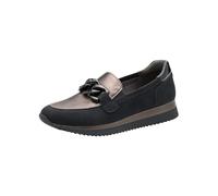 Jana Sneaker da Donna a Infilare Vegani, Nero (Black/Pewter), 38 EU