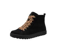 Jana Sneaker da donna alte con lacci vegane, Nero (Black), 40 EU