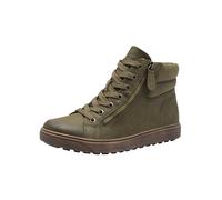 Jana Sneaker da Donna Alte mit Cerniera vegane, Verde (Khaki), 41 EU