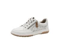 Jana Sneaker da Donna Basse con Cerniera Vegan, Bianco (White), 37 EU