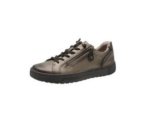 Jana Sneaker da Donna Basse con Cerniera Vegan, Marrone (Bronze), 36 EU