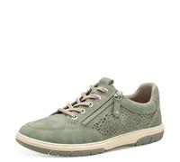 Jana Sneaker da Donna Basse con Cerniera Vegan, Verde (Sage), 39 EU