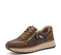 Jana Sneaker da Donna Basse con Lacci Vegan, Marrone (Mocca Comb), 38 EU