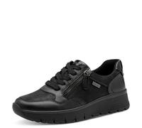 Jana Sneaker da Donna Basse con Lacci Vegan, Nero (Black Uni), 40 EU