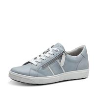 Jana Sneaker da Donna Basse da Allacciare con Cerniera, Blu (Sky), 40 EU