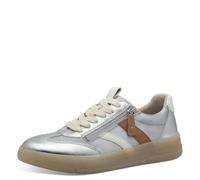 Jana Sneaker da Donna Basse Sportive Vegan, Argento (Silver), 39 EU