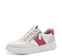 Jana Sneaker da Donna Basse Tempo Libero Vegan, Bianco (White/Fuxia), 39 EU