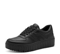 Jana Sneaker da Donna con Suola Platform con Cerniera Vegan, Nero (Black Uni), 42 EU