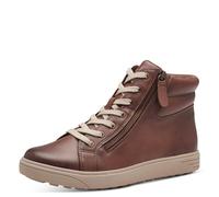 Jana Sneaker da Donna High 8-25269-43, Stivali alla Moda, Cognac, 37 EU Larga