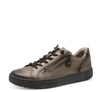 Jana Sneaker da Donna Piatte con Chiusura Lampo Vegan, Bronzo, 38 EU