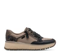 Jana Sneaker da Donna Piatte con Lacci Vegan Black/Tortora 38